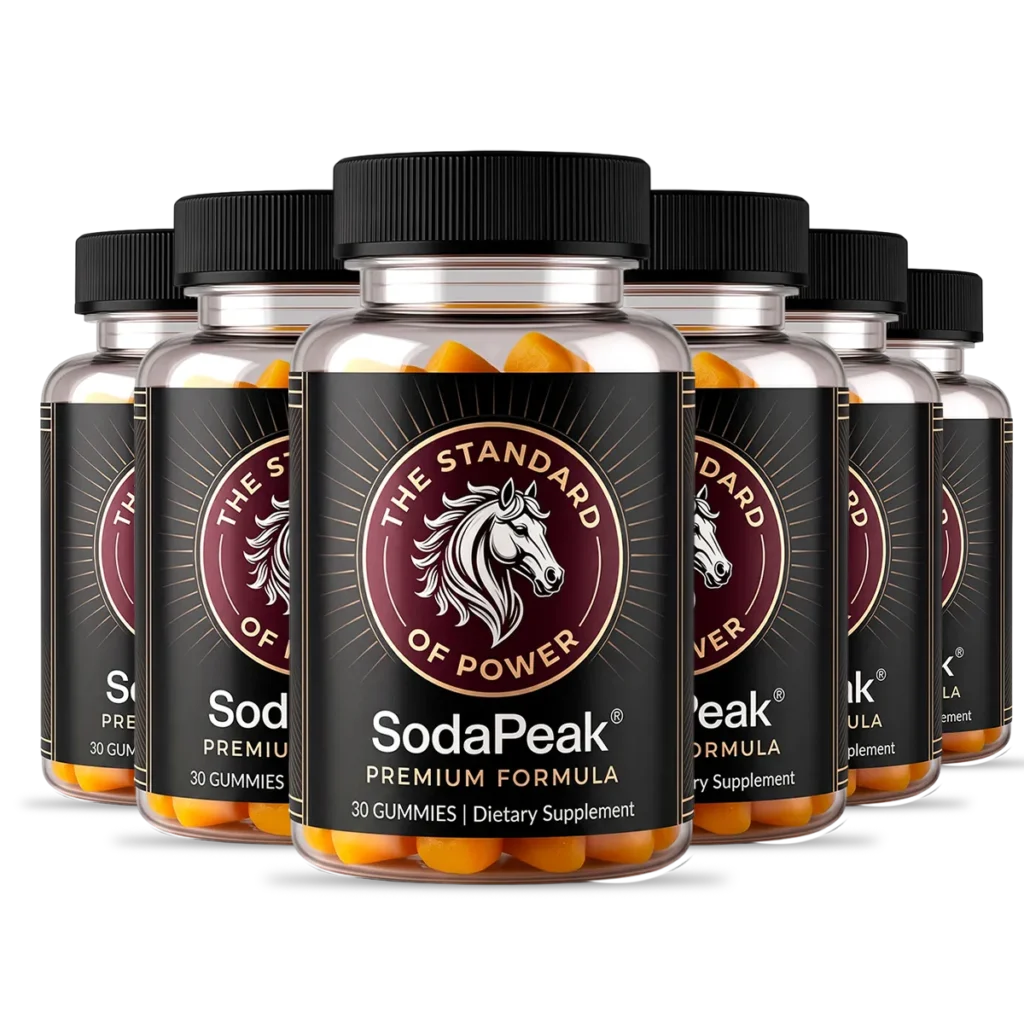 Pack of Soda Peak Gummies bottles on special discount offer.