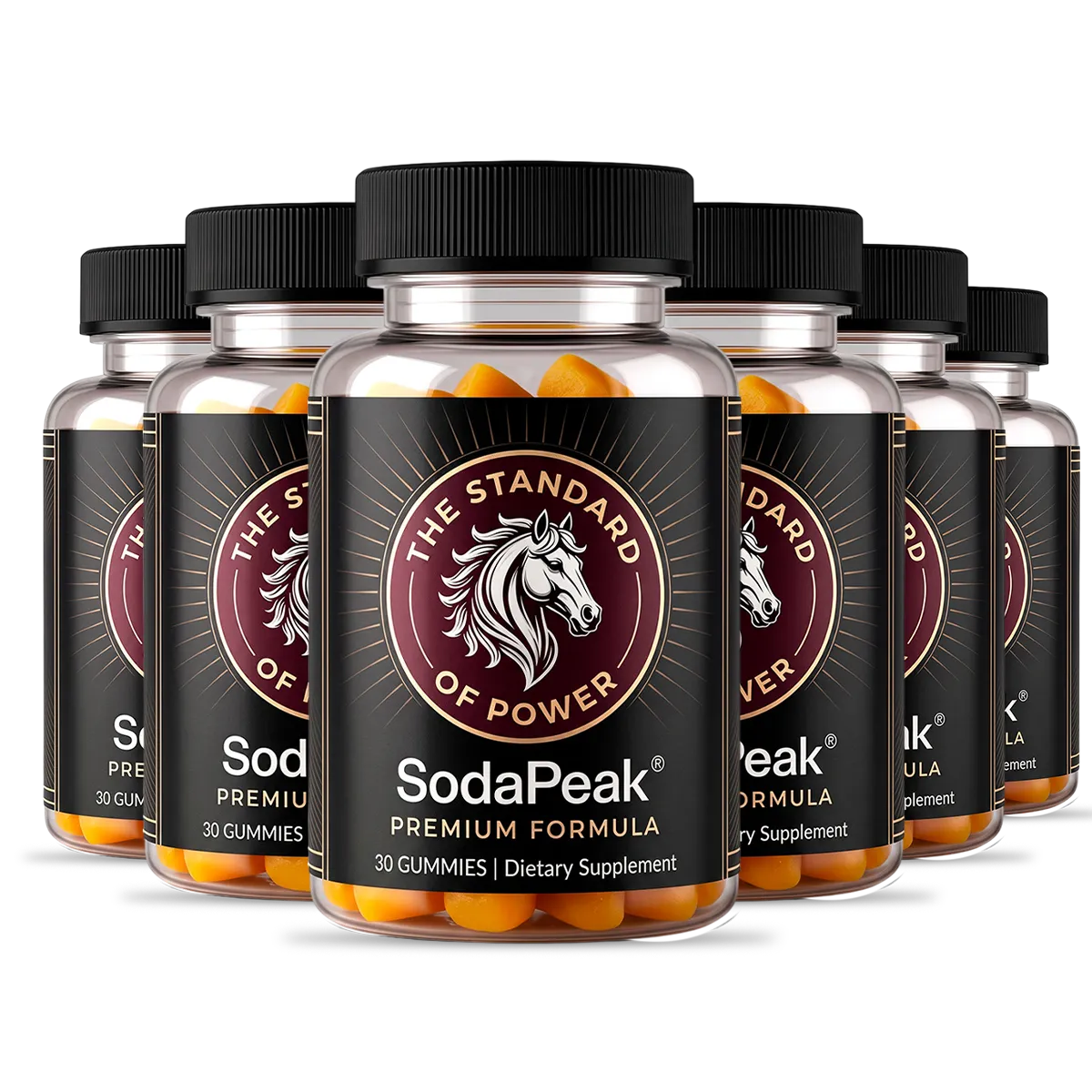 Pack of Soda Peak Gummies bottles on special discount offer.